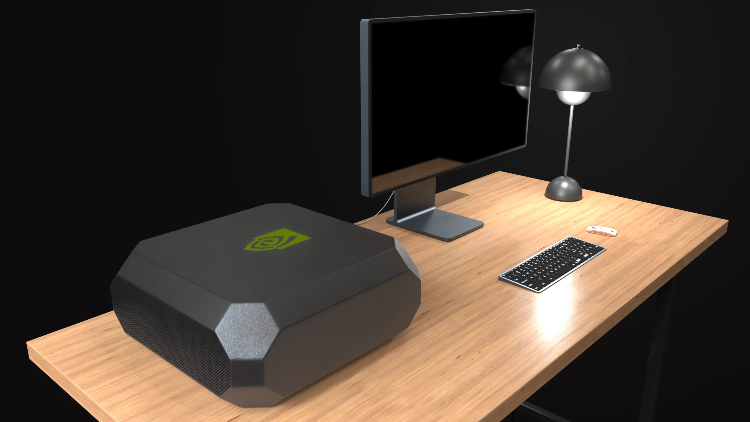 Máy trạm GPU NVIDIA minh họa cho nền tảng AI agent NemoClaw